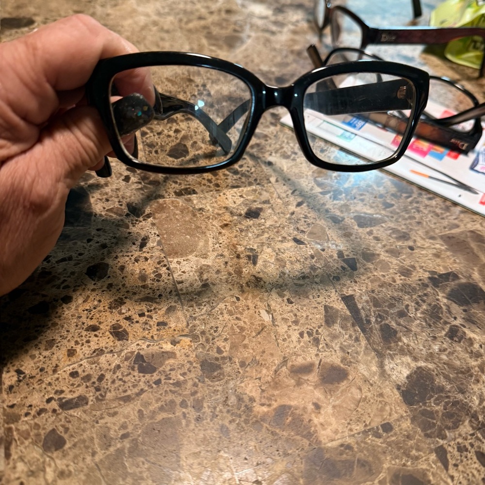 Dior Olive Brown Rectangular Eyeglass Frames - image 16